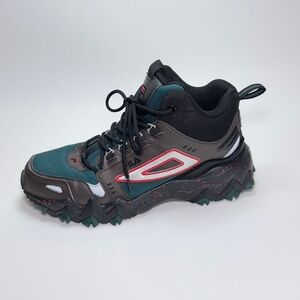 Fila Oakmont TR Men’s Trail Hiking Sneakers Green Brown Size 8